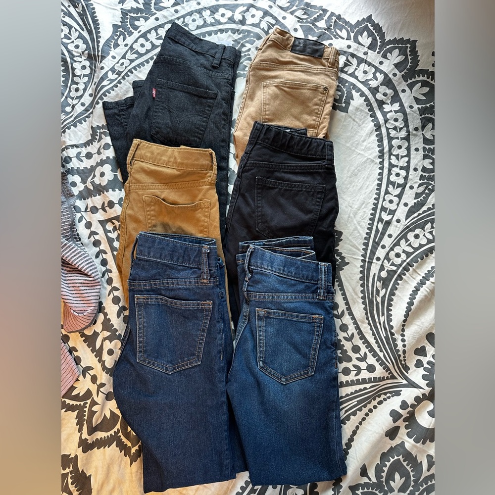 6 Pairs of Boy's Jeans Size 8